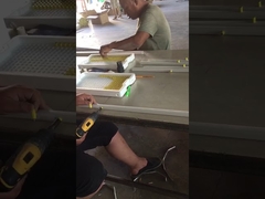 Installation for poultry drinking line water square pipe nipple drinker